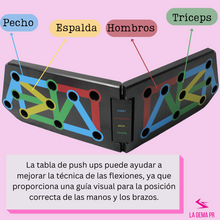Cargar imagen en el visor de la galería, Push up Board-Tabla para flexiones con manual de instrucciones