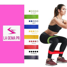 Cargar imagen en el visor de la galería, Set de 5 bandas de resistencia (Mini Bands)