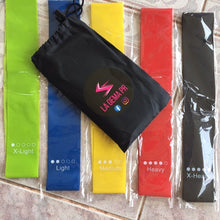 Cargar imagen en el visor de la galería, Set de 5 bandas de resistencia (Mini Bands)