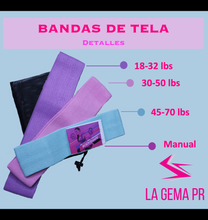 Cargar imagen en el visor de la galería, Bandas de Tela