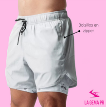 Cargar imagen en el visor de la galería, Corto con licra interior en camuflaje