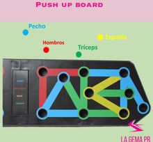 Cargar imagen en el visor de la galería, Push up Board-Tabla para flexiones con manual de instrucciones